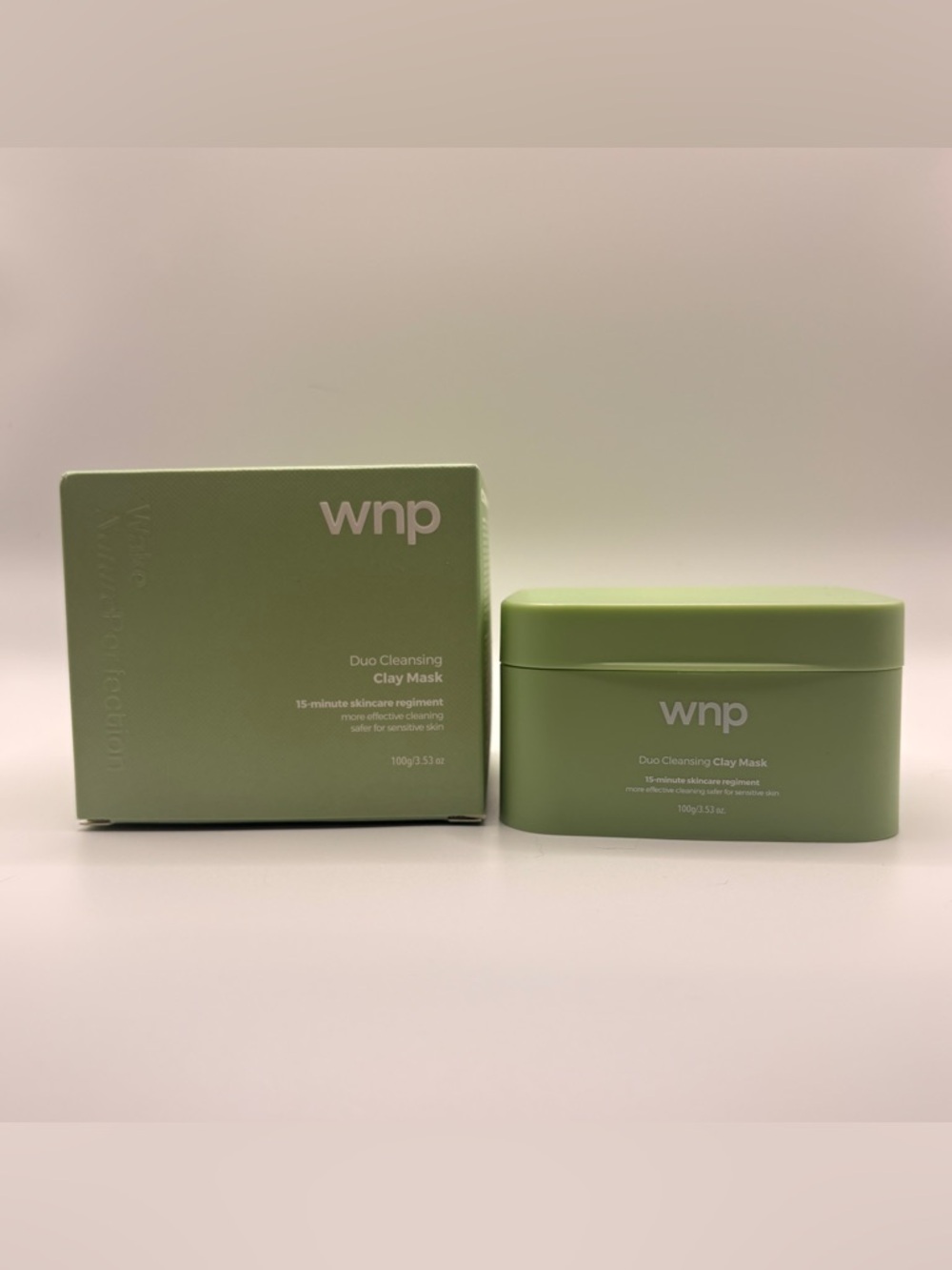 wnp Duo Cleansing Clay Mask Volcanic Clay White Clay Face 100g 3.53oz New In Box